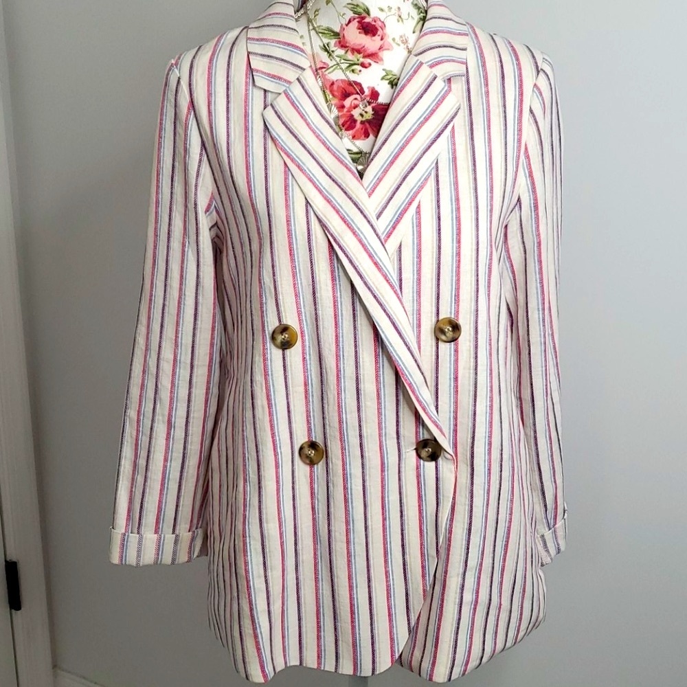 NWT Anthropologie Anna Double-Breasted Blazer